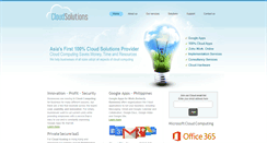 Desktop Screenshot of cloudsolutions.com.ph