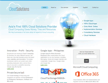 Tablet Screenshot of cloudsolutions.com.ph